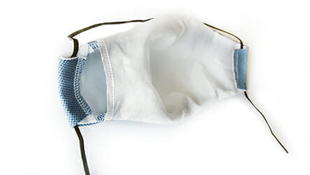 Ochranné bavlnené rúško s vreckom pre vyššiu ochranu