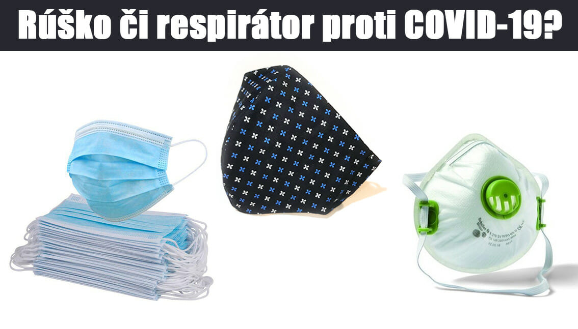 porovnanie rúška a respirátoru